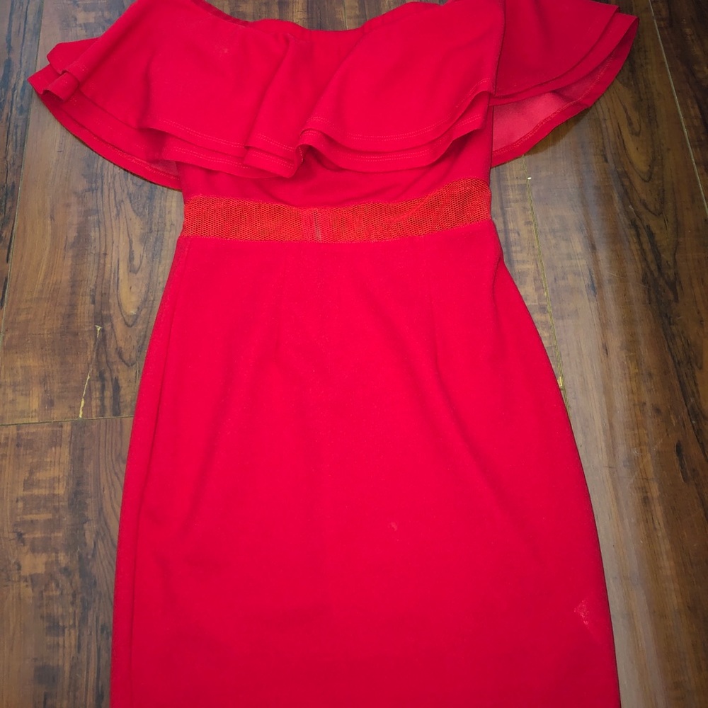 BRAND NEW TIGHT RED DRESS NEVER WORN